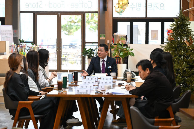 거제시장, 「내꿈공간」 입점청년과의 간담회 개최 