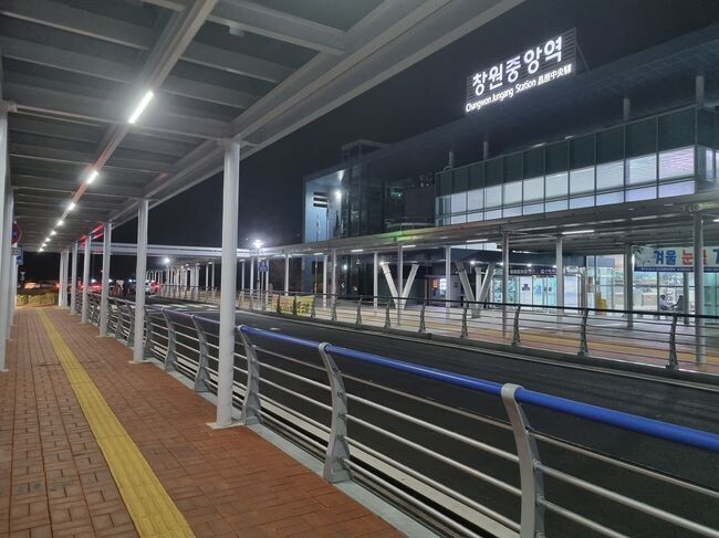 창원시, 창원중앙역에 야간 안전편의를 위한 조명 추가 설치