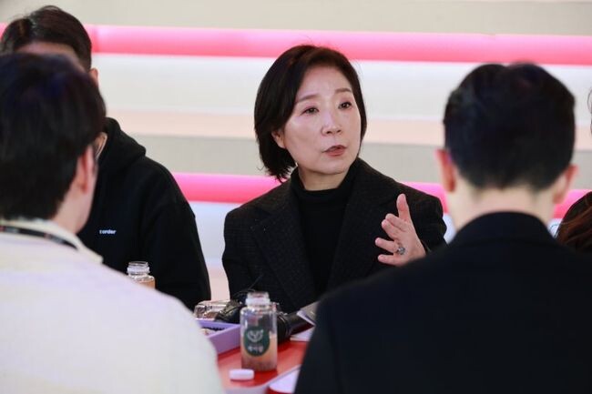 오영주 중소벤처기업부 장관<span lang="EN-US">(