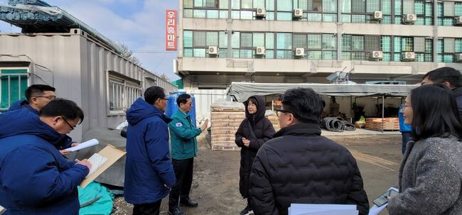 정왕동 화재 발생 현장 및 외국인 거주지 긴급 점검