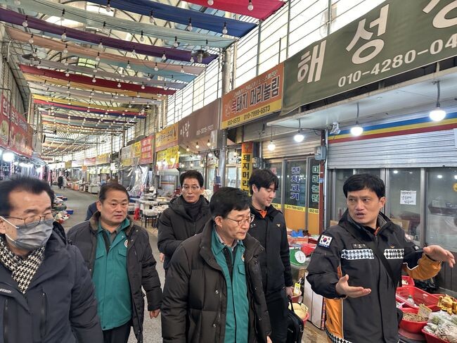 충주시, 전통시장 화재 안전점검 실시