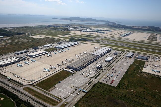 인천공항 화물터미널 전경