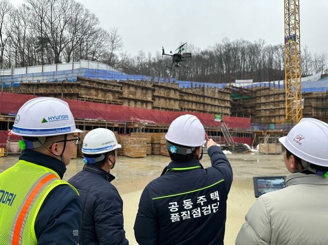 공동주택 건설현장 드론활용 안전점검(이천)
