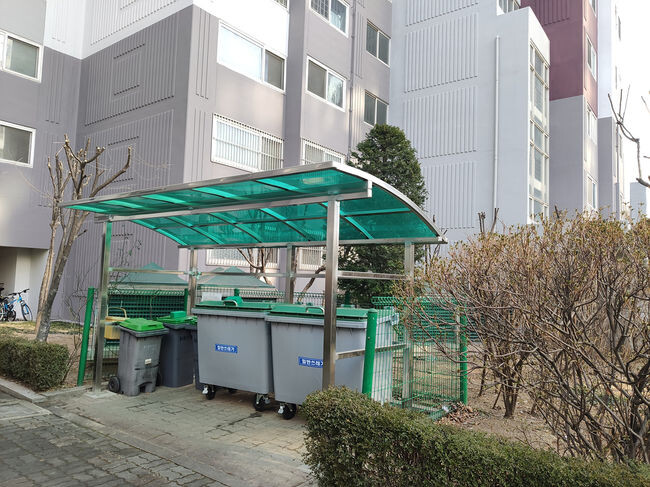 지난해 양천구 공동주택 지원사업으로 설치된 공동주택 주차 차단기 사진