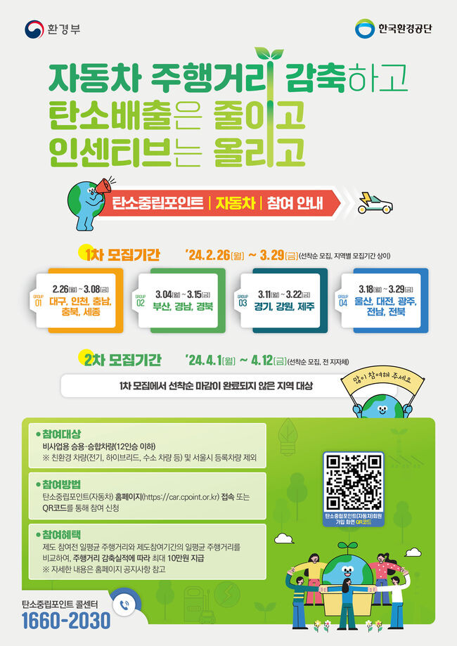 충주시, 탄소중립포인트제 자동차분야 참여자 모집