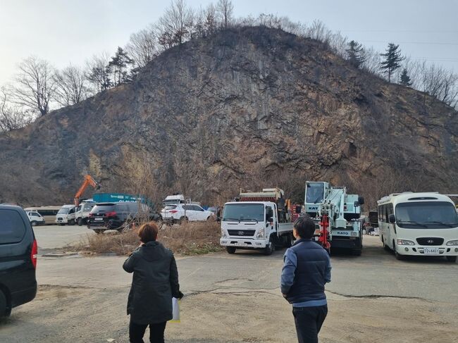 해빙기 안전점검 모습(제공=서울 강서구)
