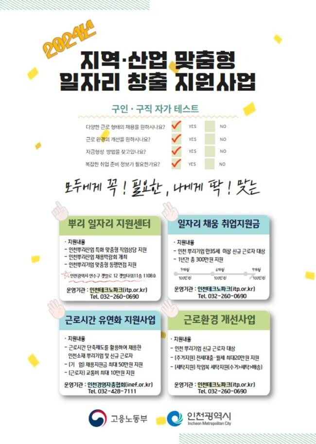 2024년 지역·산업 맞춤형 일자리 창출 지원사업