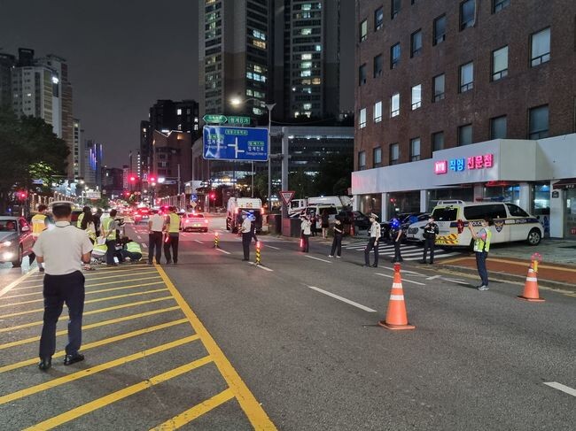 야간합동단속(제공=서울 동대문구)