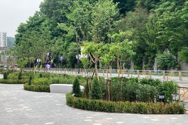도시숲 안양시 자녀안심 그린숲 조성사례&nbsp;