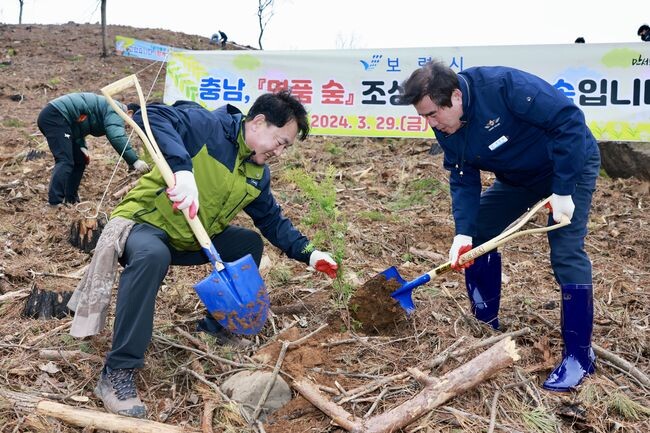 보령시, 제79회 식목일 기념 나무심기 행사 가져