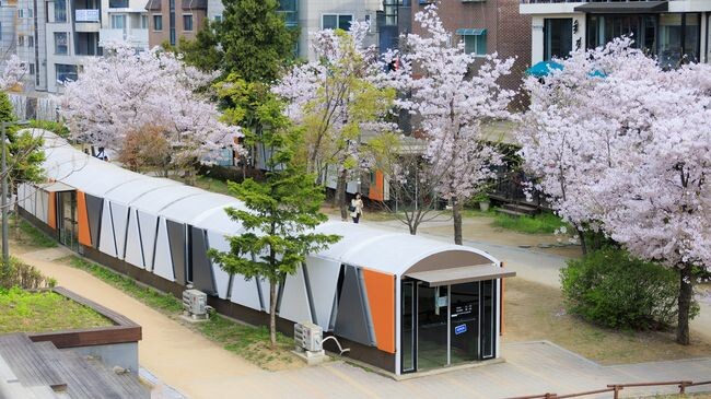오는 5월 개소를 앞두고 있는 복합문화예술공간인 레드로드 발전소 전경
