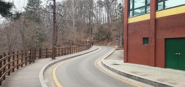 대사근린공원 진입도로 공사 전 사진&nbsp;