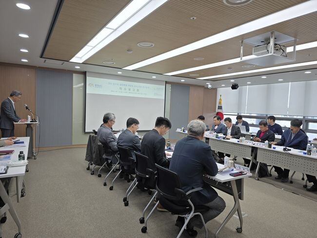 연안 담수호 생태복원 타장성 조사 대응 연구용역 착수보고회&nbsp;