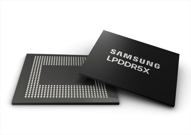 업계 최고 속도 LPDDR5X 제품 이미지&nbsp;