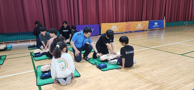 해양경찰과 함께하는 수상안전교육 실시