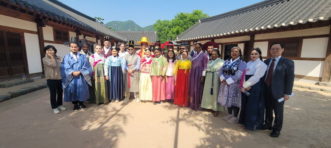 외교관 한국언어문화 연수생 관광