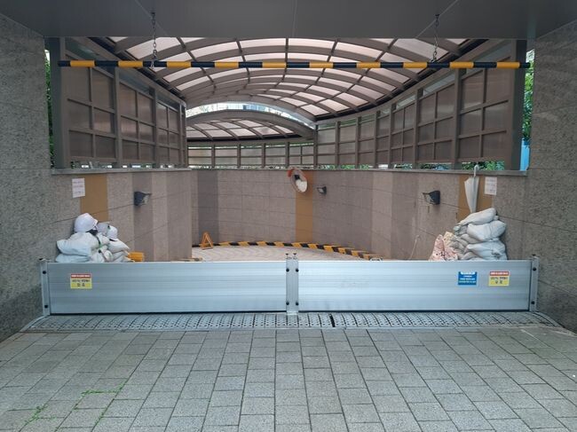지난해 침수방지시설 설치&nbsp;