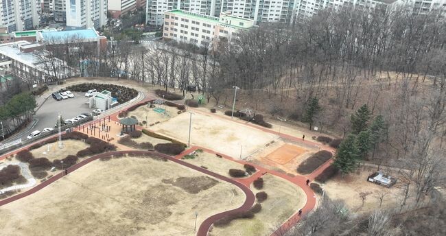 꿀잼도시 청주, 금천배수지공원에 황토체험공간 조성 박차_(사업 대상지)