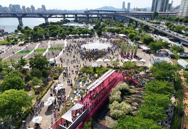 &lsquo;2024 서울국제정원박람회&rsquo; 전경&nbsp;