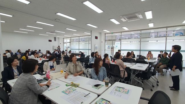 22일, 세종교육정책연구소에서 학교 관리자, 교사, 교육전문직원을 대상으로 하는 1차 &lsquo;미래지향적 장학 숙의 토론회&rsquo;가 열리고 있다.