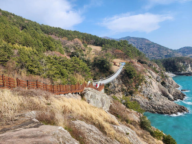 여수시 남면 금오도 출렁다리&nbsp;