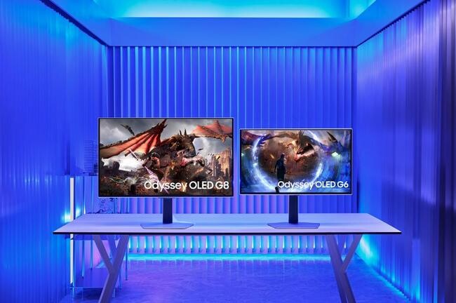 삼성전자 OLED 게이밍 모니터 &lsquo;오디세이 OLED G8(G80SD)&rdquo;오디세이 OLED G6(G60SD)&rsquo; 라이프스타일 이미지&nbsp;