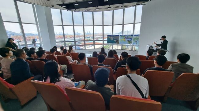 창원특례시, 관내 고등학생․대학생 대상 항만 현장 투어 실시