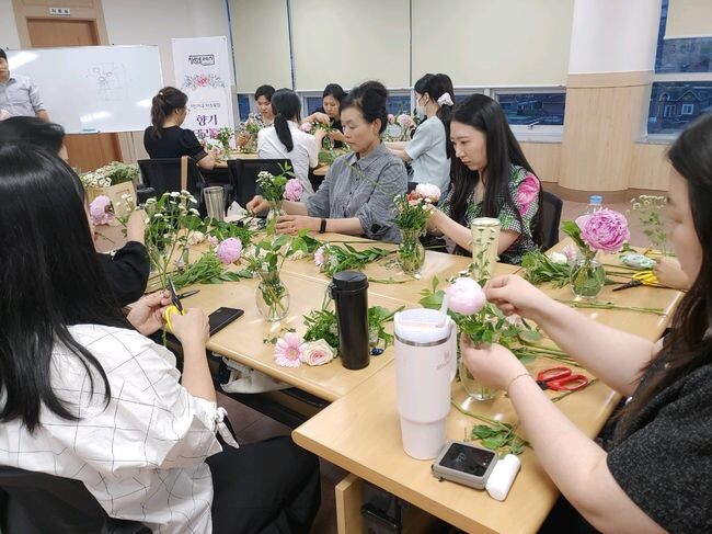 향기 테라피&rsquo;프로그램 장면