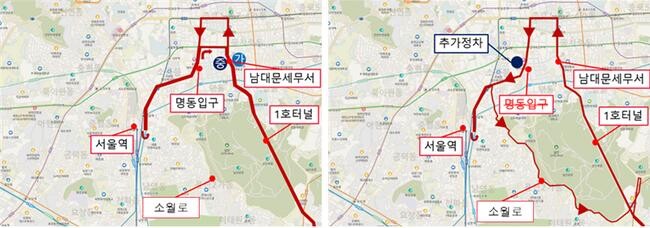<span contenteditable="true">현행(사진 좌), 변경(우)