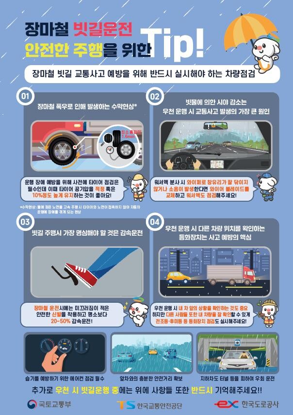 <span contenteditable="true">국토교통부는 장마철 대비 교통사고 예방을 위한 화물차 교통안전 캠페인을 6월 25일부터 28일까지 4일간 실시한다.&nbsp;