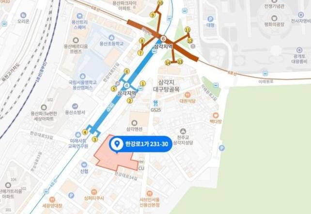 용산구, 삼각지 한전 부지 임시공공주차장 조성 주민설명회 개최