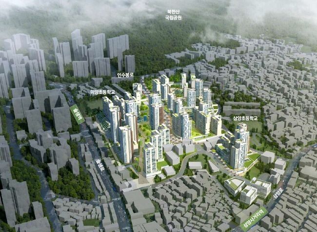 강북구 미아동 791-2882 일대의 경관계획안