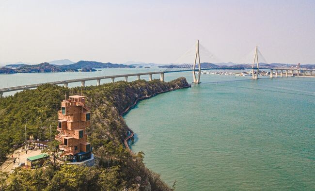 목포 고하도 해상데크