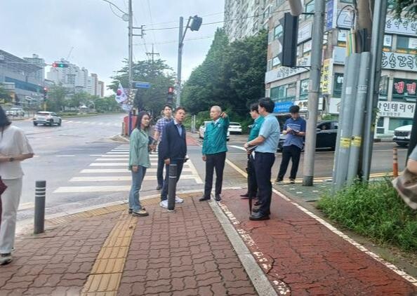 윤환 계양구청장, 집중호우 취약지 현장 점검