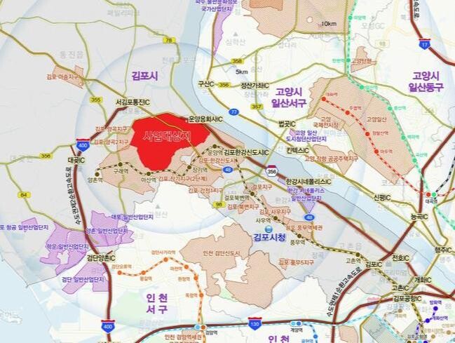 김포시, 현 정부 1호 신도시 '김포한강2 콤팩트시티' 지구 지정 완료