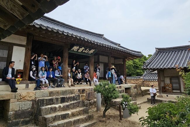 2024년 제2차 세계문화유산답사(안동) 모습(병산서원)