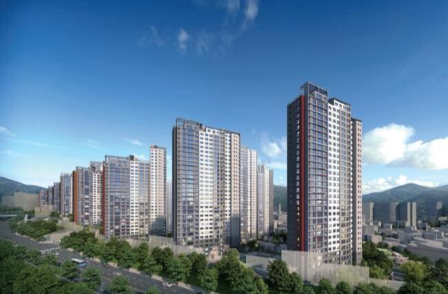 4,043세대가 입주를 앞두고 있는 부산 동래구 온천동 래미안포레스티지 투시도&nbsp;