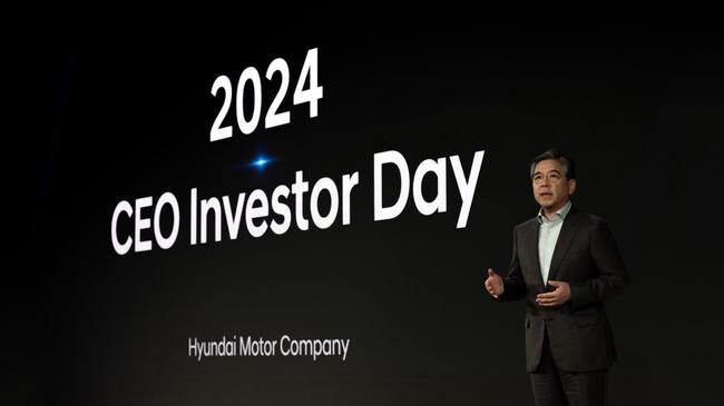 현대자동차는 지난 28일 서울 여의도 콘래드 호텔에서 투자자, 애널리스트, 신용평가사 담당자 등을 대상으로 &lsquo;2024 CEO 인베스터 데이(CEO Investor Day)&rsquo;를 개최하고, 스마트 모빌리티 솔루션 프로바이더가 되기 위해 또 다른 미래를 준비하는 현대자동차의 새로운 중장기 전략 &lsquo;현대 웨이(Hyundai Way)&rsquo;를 발표했다.