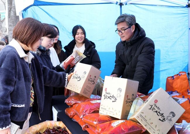 송파구 직거래장터 모습