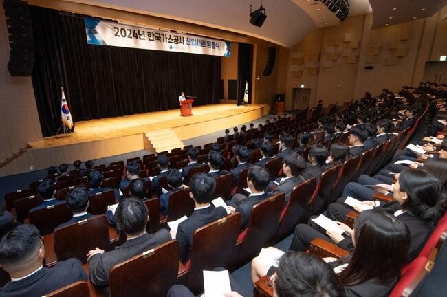 가스공사, 신입직원 154명 채용…청년 일자리 창출 앞장