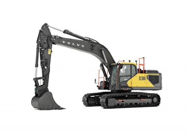<span contenteditable="true">볼보그룹코리아의 32톤급 대형 차세대 굴착기 신모델 ‘EC300’ (사진: 볼보그룹코리아)