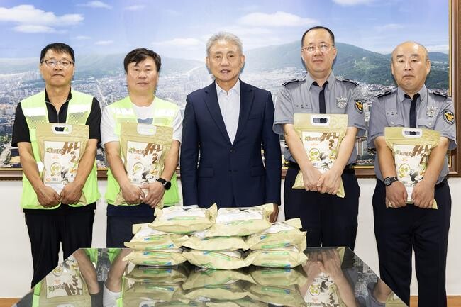윤환 계양구청장, 추석맞이 현장 근무자 격려