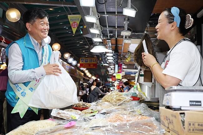 인천 남동구, 추석 명절맞이 전통시장 장보기 행사 개최