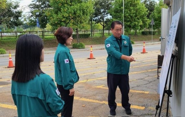 김보라 안성시장, 추석연휴 럼피스킨 방역현장 점검 방문