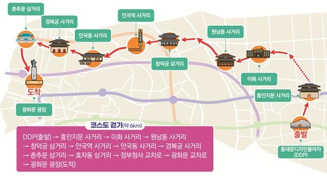 서울 걷자 페스티벌 코스