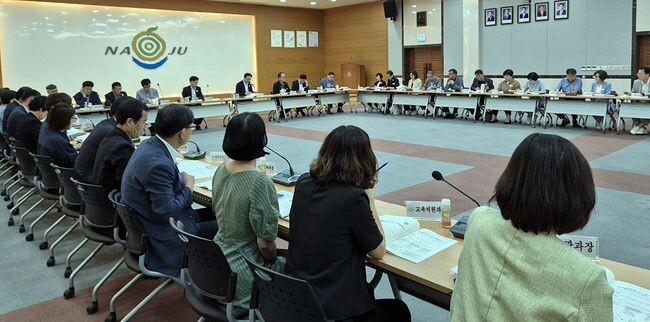 지난 9월 5일 열린 2025년도 신규시책 보고회.&nbsp;