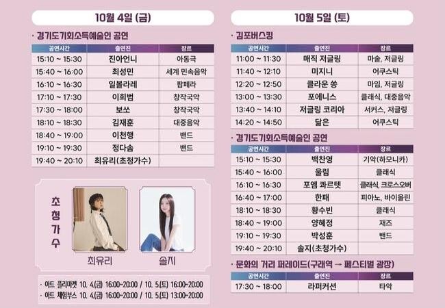 2024 김포 거리예술 페스티벌 개최