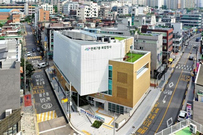 면목7동 복합청사 조감도