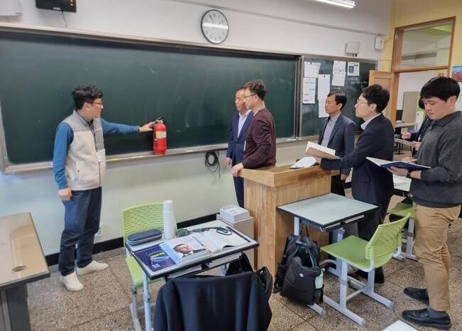 광주시교육청, 2025학년도 수능 시험장 시설 안전점검 실시
