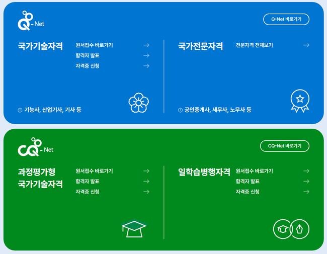차세대 Q-net/CQ-net 홈페이지&nbsp;